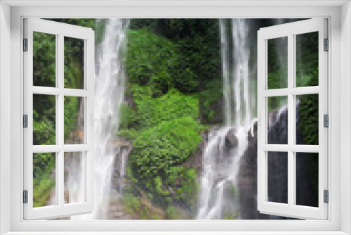 Fototapeta Naklejka Na Ścianę Okno 3D - Sekumpul waterfall,Bali,Indonesia