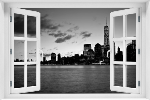 Fototapeta Naklejka Na Ścianę Okno 3D - New York Dawn
