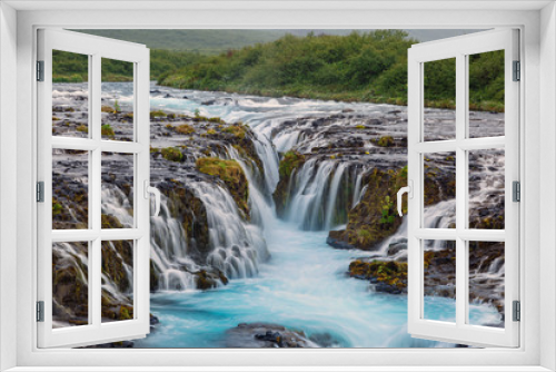 Fototapeta Naklejka Na Ścianę Okno 3D - Waterfall Bruarfoss at the south of Iceland
