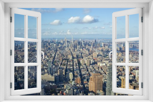 Fototapeta Naklejka Na Ścianę Okno 3D - Manhattan Skyline, New York City