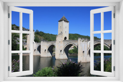 Fototapeta Naklejka Na Ścianę Okno 3D - Pont fortifié