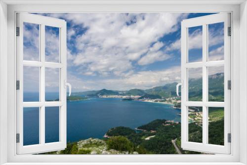 Fototapeta Naklejka Na Ścianę Okno 3D - Panorama of Budva Riviera