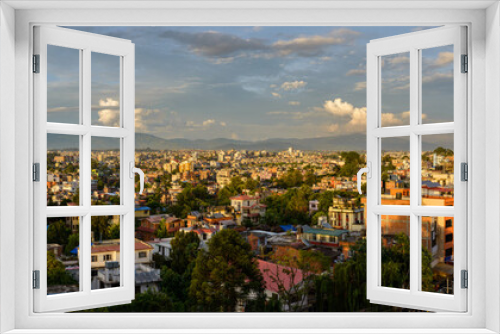 Fototapeta Naklejka Na Ścianę Okno 3D - Panoramic view of Kathmandu from Patan