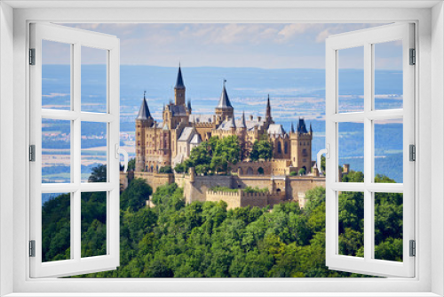 Fototapeta Naklejka Na Ścianę Okno 3D - Burg Hohenzollern