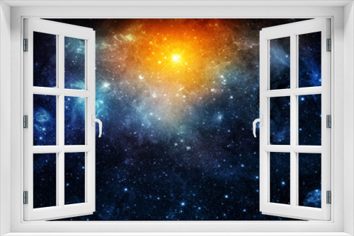Fototapeta Naklejka Na Ścianę Okno 3D - Star and Galaxy - Elements of this Image Furnished by NASA