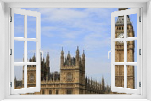 Fototapeta Naklejka Na Ścianę Okno 3D - Big Ben and the Palace of Westminster,