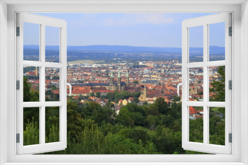 Fototapeta Naklejka Na Ścianę Okno 3D - Cityscape View of Bamberg