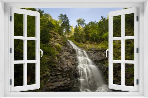 Fototapeta Naklejka Na Ścianę Okno 3D - Scorus Waterfall, biggest in Romania, first on web