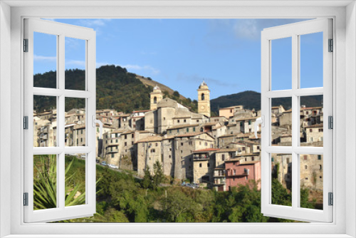 View of Piglio wine country - Lazio - Italy