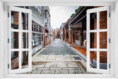 Fototapeta Naklejka Na Ścianę Okno 3D - Street at the Bopiliao Historical Block, in the Wanhua District,