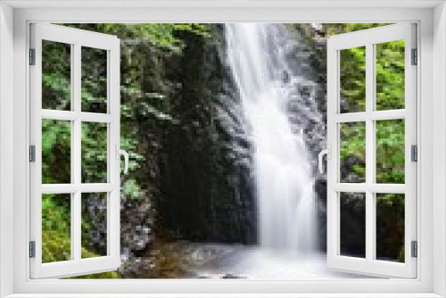Fototapeta Naklejka Na Ścianę Okno 3D - A waterfall in the Lake District of Cumbria, in Northern England