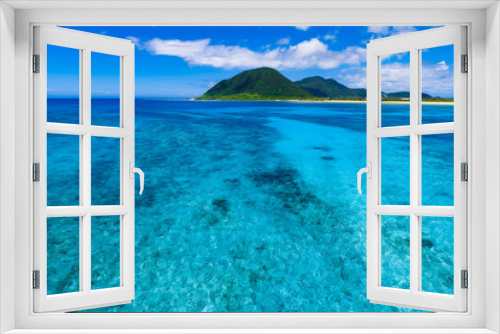 Fototapeta Naklejka Na Ścianę Okno 3D - Sea, landscape. Okinawa, Japan, Asia.
