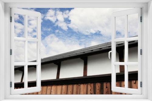 Fototapeta Naklejka Na Ścianę Okno 3D - 京都伏見の街並 