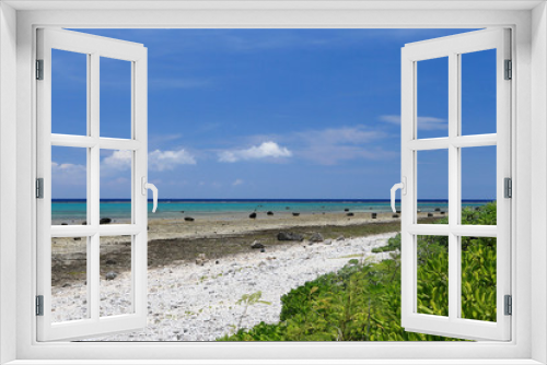 Fototapeta Naklejka Na Ścianę Okno 3D - Shiraho Beach, Ishigaki island.