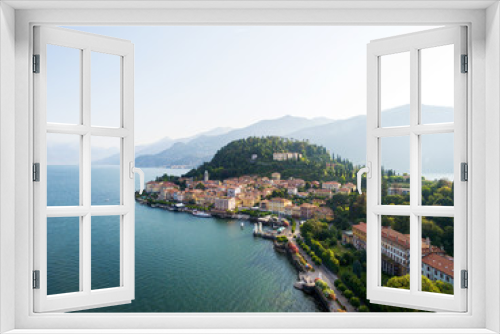 Fototapeta Naklejka Na Ścianę Okno 3D - Lago di Como (IT) - Bellagio all'alba