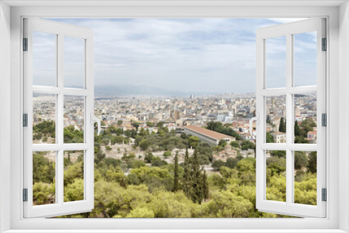 Fototapeta Naklejka Na Ścianę Okno 3D - Panoramic View Of Athens, Greece 