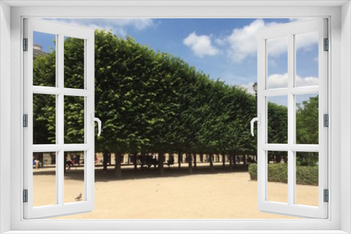 Fototapeta Naklejka Na Ścianę Okno 3D - Paris, Jardin du Palais-Royal