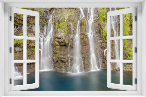 Fototapeta Naklejka Na Ścianę Okno 3D - cascade de Grand Galet, rivière Langevin, île de la Réunion 