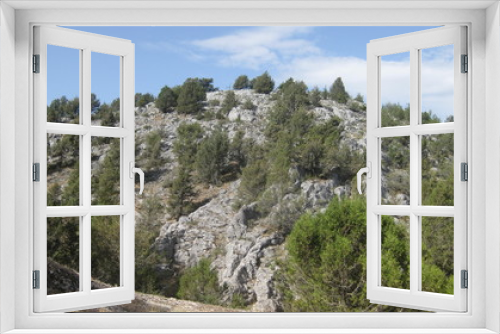 Fototapeta Naklejka Na Ścianę Okno 3D - Paisajes de montaña.