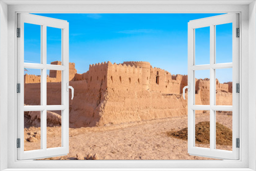 Fototapeta Naklejka Na Ścianę Okno 3D - Saryazd castle neer Yazd ,Iran