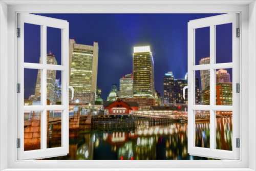 Fototapeta Naklejka Na Ścianę Okno 3D - Boston Harbor