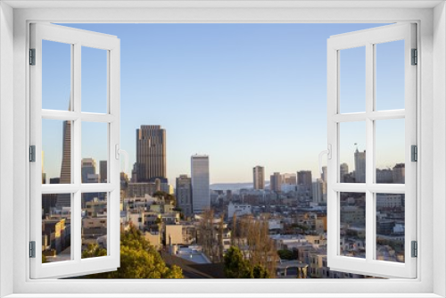 Fototapeta Naklejka Na Ścianę Okno 3D - San Francisco City