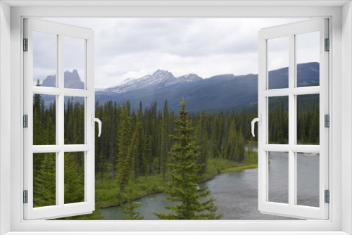 Fototapeta Naklejka Na Ścianę Okno 3D - Banff National Park, Alberta, Canada.
