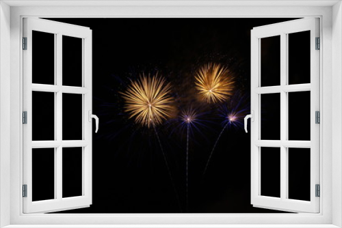 Fototapeta Naklejka Na Ścianę Okno 3D - Fireworks