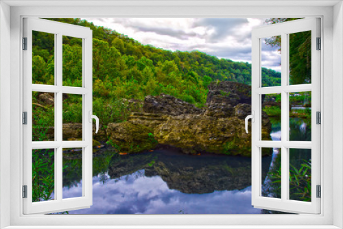 Fototapeta Naklejka Na Ścianę Okno 3D - Rock Island State Park Rock