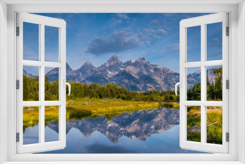 Fototapeta Naklejka Na Ścianę Okno 3D - Grand Tetons view
