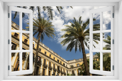 Fototapeta Naklejka Na Ścianę Okno 3D - Barcelona (Spain): Royal Square