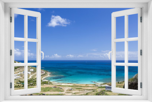 Fototapeta Naklejka Na Ścianę Okno 3D - Beaches from Saint Martin, French West Indies in Caribbean