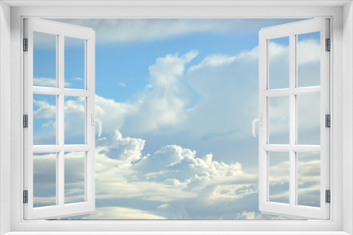 Fototapeta Naklejka Na Ścianę Okno 3D - niebo i chmury