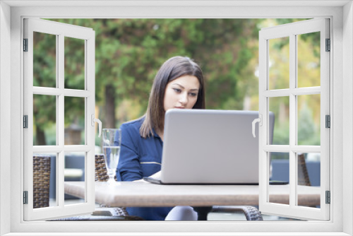 Young business woman on a break