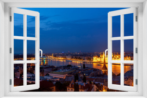 Fototapeta Naklejka Na Ścianę Okno 3D - Parlement de Budapest
