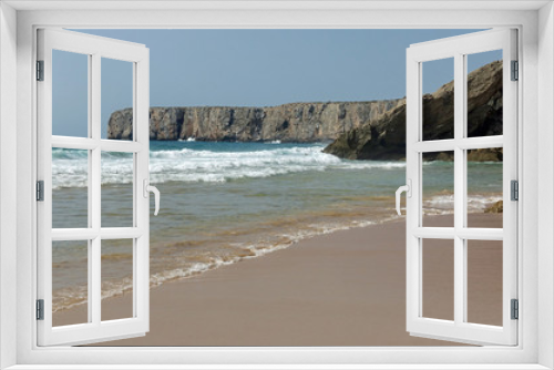 Fototapeta Naklejka Na Ścianę Okno 3D - Praia da Mareta bei Sagres, Algarve