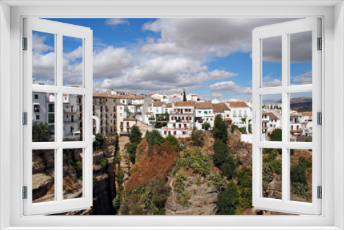 Fototapeta Naklejka Na Ścianę Okno 3D - Tajo de Ronda, Ciudad de Ronda en Málaga (España)