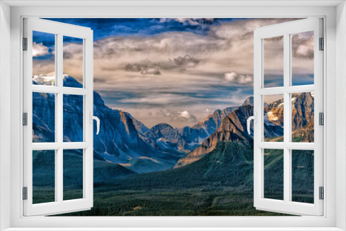 Fototapeta Naklejka Na Ścianę Okno 3D - Canada Rocky Mountains Panorama landscape view