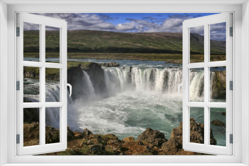 Fototapeta Naklejka Na Ścianę Okno 3D - Godafoss waterfall, Iceland