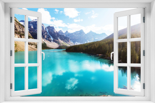 Fototapeta Naklejka Na Ścianę Okno 3D - Moraine lake