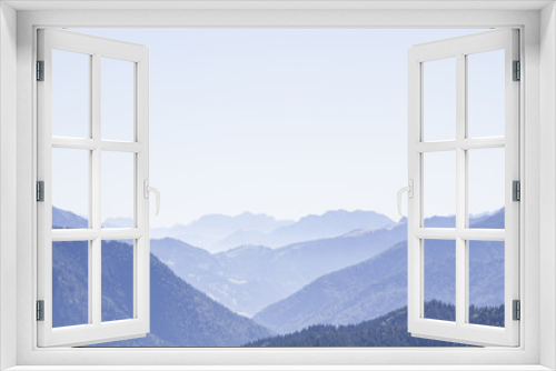 Fototapeta Naklejka Na Ścianę Okno 3D - Kaisergebirge in blau