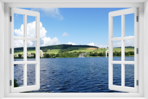 Fototapeta Naklejka Na Ścianę Okno 3D - Diemelsee