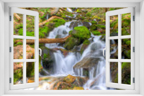 Fototapeta Naklejka Na Ścianę Okno 3D - Rainier Waterfall