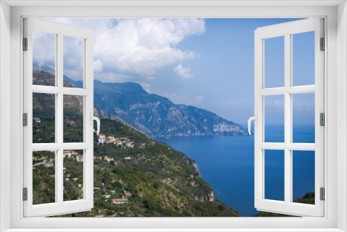 Fototapeta Naklejka Na Ścianę Okno 3D - Landscape Amalfi Coast