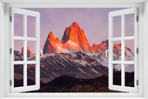 Fototapeta Naklejka Na Ścianę Okno 3D - Fitz Roy mountain, Patagonia
