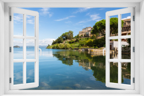 Fototapeta Naklejka Na Ścianę Okno 3D - Bolsena lake - View from Capodimonte