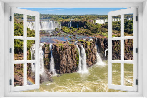 Fototapeta Naklejka Na Ścianę Okno 3D - The Iguazu Falls