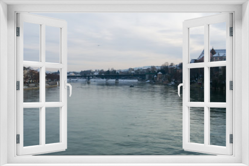 Fototapeta Naklejka Na Ścianę Okno 3D - Basel im Winter