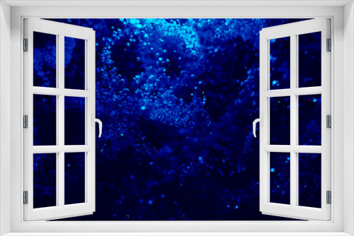 Fototapeta Naklejka Na Ścianę Okno 3D - Abstract Colorful Cube Particles Background - 3D illustration