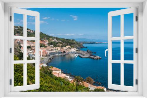 Fototapeta Naklejka Na Ścianę Okno 3D - Hafen von Santa Maria La Scala; Acireale; Sizilien